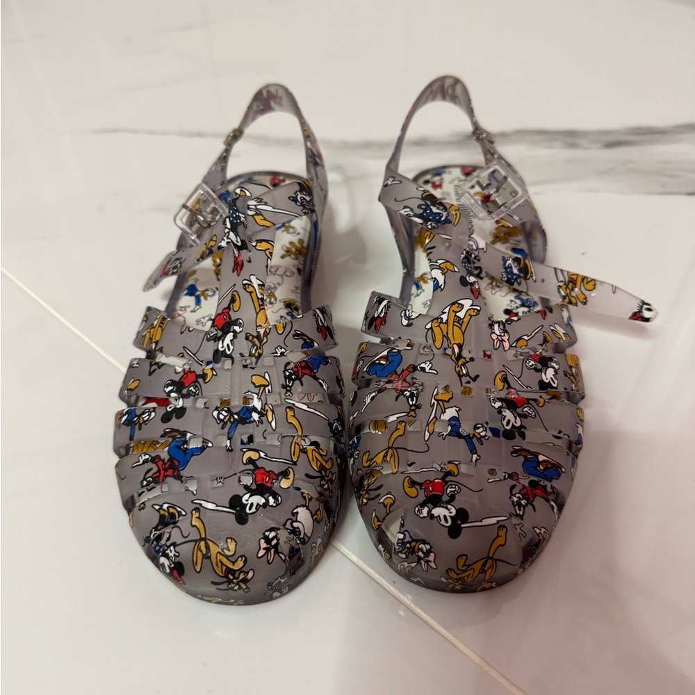 Mini Melissa Translucent Purple Jelly Sandals